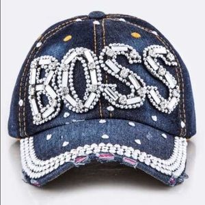 Embellished Bling Boss Cap
